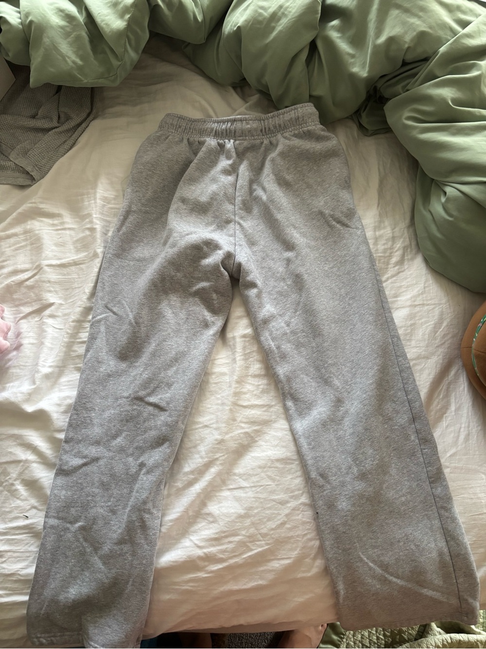 Gray Fleece Sweatpants - Classic Comfortable Bottoms